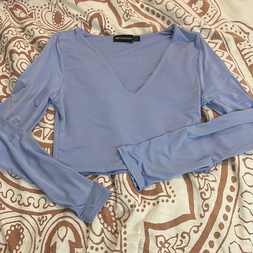 Pretty Little Thing Blue Top